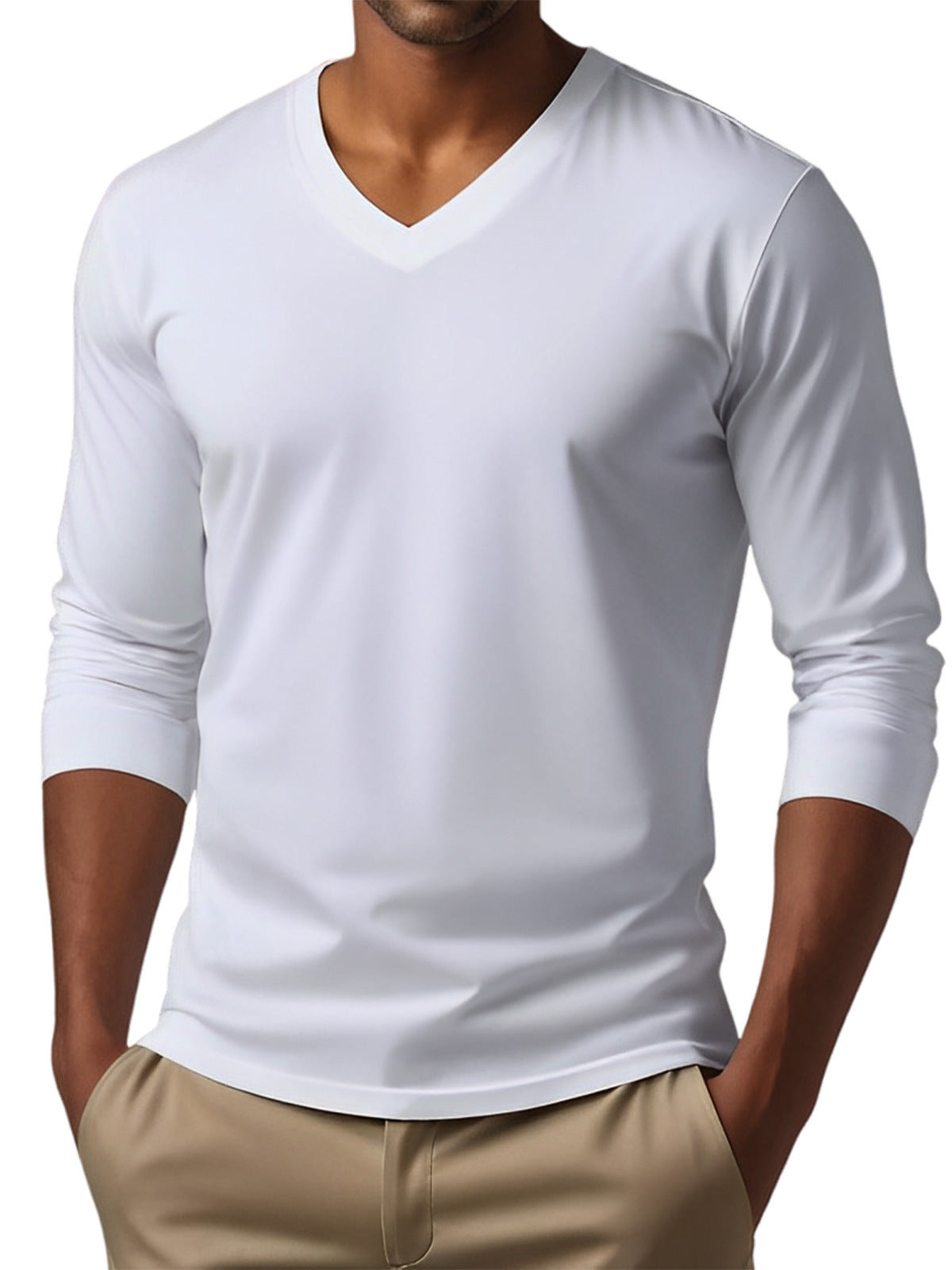 Men's Digital Printing Men's Versatile Long Sleeve